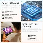 TECLAST P50T Tablet 11 Inch Android 16 Gemini AI, 90Hz IPS Display, 12GB RAM 128GB ROM(TF 1TB) T7200 Octa-core Student Tablets, Widevine L1 for Netflix, 7000mAh, 5G WiFi/BT 5.0/GPS/13MP/Face ID/3.5mm