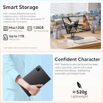 TECLAST P50T Tablet 11 Inch Android 16 Gemini AI, 90Hz IPS Display, 12GB RAM 128GB ROM(TF 1TB) T7200 Octa-core Student Tablets, Widevine L1 for Netflix, 7000mAh, 5G WiFi/BT 5.0/GPS/13MP/Face ID/3.5mm