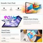 TECLAST P50T Tablet 11 Inch Android 16 Gemini AI, 90Hz IPS Display, 12GB RAM 128GB ROM(TF 1TB) T7200 Octa-core Student Tablets, Widevine L1 for Netflix, 7000mAh, 5G WiFi/BT 5.0/GPS/13MP/Face ID/3.5mm