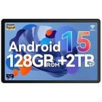 Gleeso Tablet Android 15, Tablet 10 Inch with 30GB RAM+128GB ROM | Octa-Core A733 Processor | WiFi 6 | Android Tablets 10 Inch with 6200mAh | Bluetooth 5.4 | OTG | PC Mode(Black)