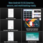 Gleeso Tablet Android 15, Tablet 10 Inch with 30GB RAM+128GB ROM | Octa-Core A733 Processor | WiFi 6 | Android Tablets 10 Inch with 6200mAh | Bluetooth 5.4 | OTG | PC Mode(Black)