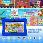 Veidoo Android Kids Tablet, 7 inch IPS Screen, 2GB RAM 32GB ROM, Safety Eye Protection, Education, Tablet for Toddle with WiFi, Games, Parental Control APP (Dark Blue)