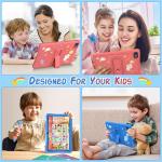 TABWEE Kids Tablet 10 inch, Android 15 Tablets for Kids, Parental Control, Pre-Installed Kiddos Software & Kids Space, Includes Case & Stylus Pen, 12GB RAM 64GB ROM, 2TB Expand, HD IPS Screen(Pink)