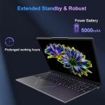DREAMFYRE 15.6 Inch Laptop PC 16GB DDR4 512GB SSD, Ryzen 5 3500U Processor Gaming Laptop Computer Win 11 Pro with Touch ID Support 2.4/5G WiFi Bluetooth USB 3.0 x 2, Audio Jack x 1, HDMI x 1, Slot