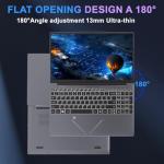 DREAMFYRE 15.6 Inch Laptop PC 16GB DDR4 512GB SSD, Ryzen 5 3500U Processor Gaming Laptop Computer Win 11 Pro with Touch ID Support 2.4/5G WiFi Bluetooth USB 3.0 x 2, Audio Jack x 1, HDMI x 1, Slot
