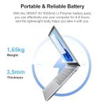 jumper 15.6 inch Laptop with Office 365, 12GB RAM 512GB Storage Notebook, HD Display Laptops, Celeron Processor, Keyboard Film UK, 5000mAh Battery, Suitable for Business and Students