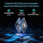 Gleeso Tablet Android 15, Tablet 10 Inch with 30GB RAM+128GB ROM | Octa-Core A733 Processor | WiFi 6 | Android Tablets 10 Inch with 6200mAh | Bluetooth 5.4 | OTG | PC Mode(Gray)