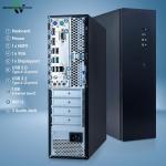 BIRMINGHAM AV Desktop PC – Intel Core i5-9400 9th Gen • 16GB DDR4 RAM • 512GB NVMe SSD • WiFi 5 & Bluetooth 5.0 • Dual Monitor Support • Windows 11 Pro – Small Form Factor Office & Home Computer