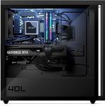 HP Omen 40L Desktop PC, GT21-1016ng, AMD Ryzen 7 7800X3D, 32 GB (2x16GB) DDR5-SD RAM, 2000 GB SSD, NVIDIA GeForce RTX 4080, Windows 11 Home, Tower PC, Black, Glass side panel