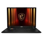MSI Stealth A18 AI+ Gaming laptop-(18" QHD+, 240Hz,AMD Ryzen AI 9 HX 370, NVIDIA® GeForce RTX 5070 Ti Laptop GPU, GDDR7 12GB, 32GB RAM, 2TB SSD,Windows 11 Home Premium)-Midnight Black