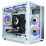 ionz Gaming PC - Desktop Computer, Ryzen 7 5700X, NVIDIA RTX 5060,16GB RAM 1TB NVMe SSD, Windows 11, 650W 80+ PSU, WiFi (Dynamic Compact, White)