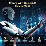 BESTTAB Tablet, Android 15 Tablet-11 Inch FHD Display, 24GB RAM 256GB ROM /2TB TF, T615 Octa-Core AI Tablets, 8000mAh/18W Fast Charge,16MP Camera, TÜV Certified HD,5G Wifi GPS, OTG, Office, Gaming02