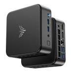 NiPoGi E3B Mini PC AMD Ryzen 5 7430U(up to 4.3GHz 6C/12T) Mini Computer 16GB DDR4 512GB M.2 SSD Mini PC Windows 11 Pro 4K Triple Display/WiFi 6/BT5.2/USB3.2 Mini Desktop Computer for Office/Business