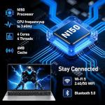 FUNYET Gaming Laptop,16 Inch Notebook Computer 16GB RAM 1TB SSD, N150 Processor (up to 3.6 Ghz), FHD 1920 x 1200 Display, Support WiFi 5, 6000mAh Battery,Backlit Keyboard Laptop, USB3.0