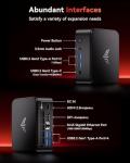 NiPoGi E3B Mini PC AMD Ryzen 5 7430U(up to 4.3GHz 6C/12T) Mini Computer 16GB DDR4 512GB M.2 SSD Mini PC Windows 11 Pro 4K Triple Display/WiFi 6/BT5.2/USB3.2 Mini Desktop Computer for Office/Business