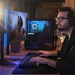 HP Omen 40L Desktop PC, GT21-1016ng, AMD Ryzen 7 7800X3D, 32 GB (2x16GB) DDR5-SD RAM, 2000 GB SSD, NVIDIA GeForce RTX 4080, Windows 11 Home, Tower PC, Black, Glass side panel