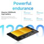 XIAOMI Redmi Pad 2 Pro, 12.1 Inch 2.5K Crystal Clear Display, Snapdragon 7s Gen 4, 12000mAh (Type), 33W Fast Charging, USB Type-C, 2560 x 1600, HyperOS 2.6GB + 128GB, Black, with Charger