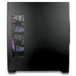 XUM Vista Prebuilt Gaming PC: AMD Ryzen 5 5500, Nvidia GeForce RTX 5060 8GB, 32GB DDR4 RAM, 500GB NVMe SSD, 1TB HDD, 700W PSU 80+ Bronze, aRGB, WiFi 5, Windows 11 Home, Entry Level, Black Case