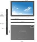 VASOUN Tablet 10 inch, Android 15 Tablets with 12(3 + 9 Expandable) GB RAM 64GB ROM,1280 x 800 HD IPS Display, Wifi, 1.6GHZ Quad Core Processor, Dual Camera, Bluetooth，Tablet PC (Black)