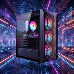 STGsivir Gaming PC, Gaming Computer Desktop Tower, AMD Ryzen 7 5700X up to 4.6GHz, Nvidia GeForce RTX 3060 12GB GDDR6, 32GB DDR4 RAM, 1TB SSD, WIFI 6, BT5.0, RGB Fan x3, Windows11 Pro