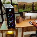 HP Omen 45L Gaming Desktop PC, GT22-2009ng, Intel Core i7-14700K, 32 GB (2x16GB) DDR4-SD RAM, 2000 GB SSD, NVIDIA GeForce RTX 4070 Ti, Windows 11 Home, Tower PC, Black, Glass side panel