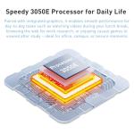 Auusda 15.6" FHD Laptop for Students & Work, 16GB Dual RAM, 512GB SSD, Backlit Keyboard, Fingerprint Sensor, Pro System, Dual core Processor, Full-featured USB C, USB 3.0/2.0, HDMI (Silver)