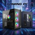 STGsivir Prebuilt Gaming PC Desktop Computer Tower, AMD Ryzen 5 3400G up to 4.2GHz, Nvidia GeForce RTX 2060 Super 8GB GDDR6, 16GB DDR4 RAM, 1TB SSD, WIFI 6, BT5.0, RGB Fan x3, Windows11 Pro