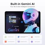 P12 Android 16 Tablets (2026), 120Hz 2.4K 12 Inch Tablet with Gemini AI, 48GB+128GB/TF 2TB, Unisoc T7280 Octa-Core, 10000mAh, 13MP+8MP, Face ID, Widevine L1, 3.5mm Headphone, Keyboard, Pen, Black