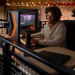 HP Omen 45L Gaming Desktop PC, GT22-2009ng, Intel Core i7-14700K, 32 GB (2x16GB) DDR4-SD RAM, 2000 GB SSD, NVIDIA GeForce RTX 4070 Ti, Windows 11 Home, Tower PC, Black, Glass side panel