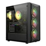 STGsivir Gaming PC, Gaming Computer Desktop Tower, GeForce RTX 3050 6GB GDDR6, Core i7 up to 3.9GHz,16GB RAM DDR, 512GB SSD, WIFI 6, BT 5.0, RGB Fan x3, Windows11 PRO
