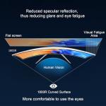 DAHONGYUN 23.8" FHD IPS All-in-One pc,Windows 11 Pro Curved Display Desktop Computer, i5 Processor up to 4.4 GHz, 16GB RAM, 256GB SSD, Wi-Fi, USB, HDMI, QWERTY-Keyboard and Mouse