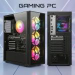 STGsivir Gaming PC, Gaming Computer Desktop Tower, GeForce GTX1660 TI 6GB GDDR6, Core i7 up to 3.9GHz,16GB RAM, 1TB SSD, WIFI, BT5.0, RGB Fan x3, Windows11 PRO