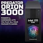 acer Predator PO3-665 Gaming Desktop PC - Intel Core i7-14700F, 16GB, 512GB SSD, NVIDIA GeForce RTX 5070, No Display, Windows 11, Black