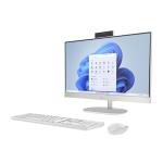 HP 24-cr0021na All-in-One 23.8" Desktop PC | Intel Core i5-1335U 13th Gen CPU | 8GB DDR4-3200MHz RAM | 512GB NVMe SSD | Windows 11 Home | White