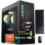 Lenovo Legion T5 Gen 8 Gaming Tower Desktop PC, AMD Ryzen 7700(Beat i9), NVIDIA RTX 4070 Super 12GB GDDR6X, 32 GB DDR5, 1 TB SSD, WiFi 6E, BT5.3, Windows 11 Pro, KB & Mouse Set