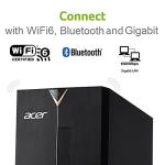 Acer Aspire TC-1660-UR17 Desktop | Intel Core i5-10400 6-Core Processor | 12GB 2666MHz DDR4 | 512GB NVMe M.2 SSD | 8X DVD | Intel Wireless Wi-Fi 6 | Windows 10 Professional