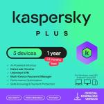 Kaspersky Plus Internet Security 2026 | 3 Device | 1 Year +3 Months Free | AI Powered Anti-Virus | Safe Browsing | Anti-Phishing | Unlimited VPN | Password Manager | PC/Mac/Mobile