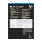 Norton 360 for Gamers 2021, Cyber Security for PC Gamers, Subscription with Auto Extension | 3 Devices | 1 Year | PC/Mac/Android | Download | Activation Code in Original Packaging