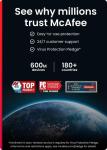 McAfee+ Premium Individual Unlimited Devices 2025|12-Months |Antivirus, Secure VPN |Includes Security Software, Password Manager, Identity Monitoring |Download |Auto-Renewing Subscriptions