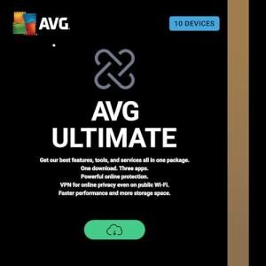 AVG Ultimate 2026 | 10 Devices | 1 Year | Activation Code by email