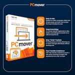 Laplink PCmover Professional 11 - Migration of your Applications, Files and Settings from an Old PC to a New PC - Data Transfer Software - Optional High Speed Ethernet Cable - 1 License