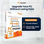Laplink PCmover Professional 11 - Migration of your Applications, Files and Settings from an Old PC to a New PC - Data Transfer Software - Optional High Speed Ethernet Cable - 1 License