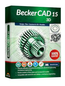 BeckerCAD 15 - 3D software for home design, architecture, engineering and more, compatible with AutoCAD, Lifetime License for Win 11, 10, 8.1, 7