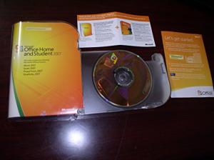 Microsoft Office 2007 Home and Student Edition--for purchase with PC Hardware only, 3 Users (PC)