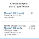 Microsoft 365 Personal | Office 365 apps | 1 user | 1 year subscription | PC/Mac, Tablet and phone | multilingual | box
