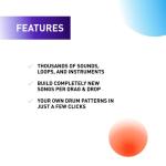 MUSIC MAKER 2023 Plus - Make the music you love I audio software I music program I Windows 10 / 11 I 1 PC download licence | PC Activation Code by email