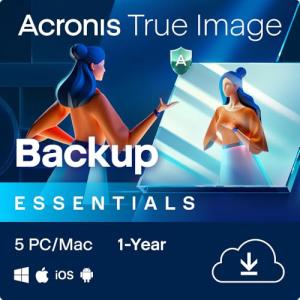 Acronis Cyber Protect Home Office 2023 | Essentials | 5 PC/Mac | 1 Year | Windows/Mac/Android/iOS | pure Backup | Activation Code by email