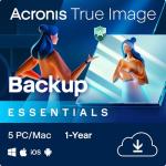 Acronis Cyber Protect Home Office 2023 | Essentials | 5 PC/Mac | 1 Year | Windows/Mac/Android/iOS | pure Backup | Activation Code by email
