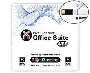 Office Suite 2026 on USB | Compatible with Microsoft Office 2024 2021 365 Word Excel PowerPoint | Lifetime License & Free Updates Powered by Apache OpenOffice | Windows 11 10 8 8.1 7 Vista XP PC & Mac