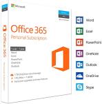 Microsoft Office 365 Personal | 1 Device | 1 Year | PC/Mac | Box